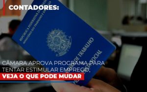 Camara Aprova Programa Para Tentar Estimular Emprego Veja O Que Pode Mudar Blog Contabilidade Em Monte Alto Sp | Contec Assessoria - Contabilidade em Monte Alto - SP | Contec Assessoria