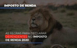 As Regras Para Declarar Dependentes No Imposto De Renda 2020 Blog Contabilidade Em Monte Alto Sp | Contec Assessoria - Contabilidade em Monte Alto - SP | Contec Assessoria
