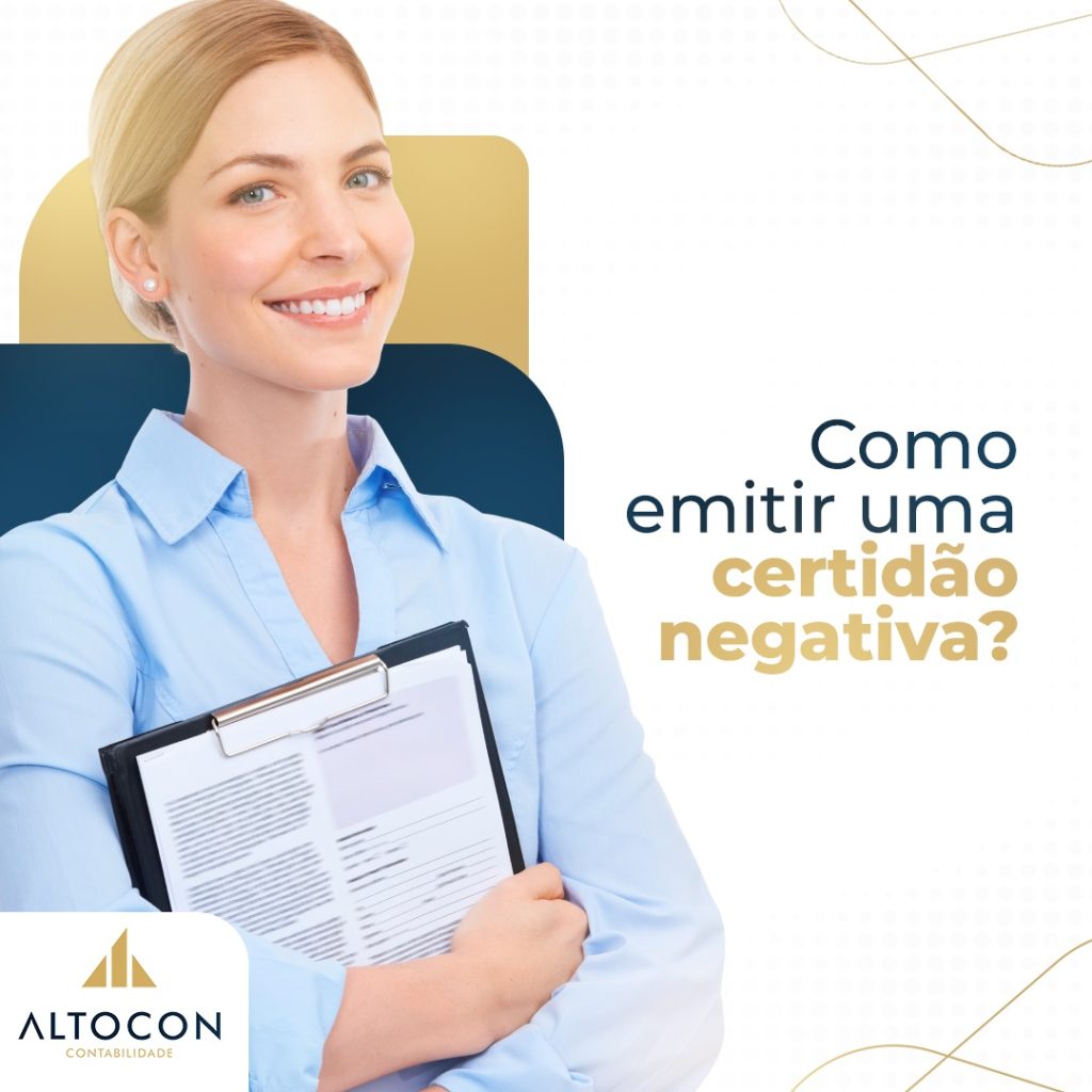 Como emitir uma certidão negativa?